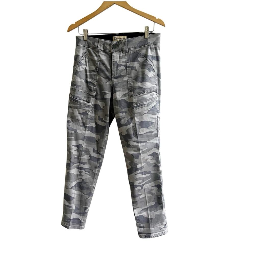 Democracy AB Technology Camoflauge Elastic Waist Denim Jean Women's Size 6